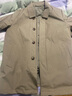 雅戈尔（YOUNGOR）风衣男翻领长款羽绒风衣锦纶可脱卸鹅绒内胆男士上衣外套 VYYF429978YQA卡其色 L 175/96A 实拍图