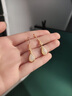 缔晶和田玉耳坠妈妈生日礼物银耳环925银耳钉走心饰品老婆时尚耳饰 实拍图