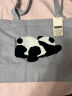野兽派家居（tbh）野兽派帆布袋PANDA POMPOM熊猫系列手提袋全棉刺绣购物袋 熊猫嘭嘭 PANDA POMPOM 帆布袋 晒单实拍图