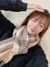 北极绒wool澳洲纯羊毛格子围巾男女同款美拉德百搭保暖情侣围脖暖冬礼物 伦敦咖色格子 实拍图