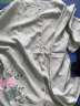 皮尔卡丹（pierre cardin）老年人衣服奶奶夏装妈妈套装时尚短袖上衣两件套老太太中老年女装 绿色套装 XXL (建议105-120斤左右) 晒单实拍图