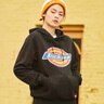 dickies情侣款logo印花连帽卫衣DK007060  黑色 2XL 实拍图
