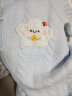 贝瑞加（Babyprints）新生儿衣服婴儿秋冬连体衣亲肤暖棉宝宝内衣加厚和尚服 蓝59 晒单实拍图