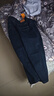 吉普（JEEP）牛仔裤男秋冬季直筒宽松休闲裤子男士商务百搭男裤 蓝灰 40 实拍图