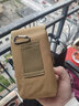 途尊工地干活手机腰包运动小战术包手机套穿皮带手机包中老年迷你挂包 咖啡色7.5寸竖款 实拍图