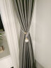 诺罗窗帘带绑带一对装扣环绑绳绑饰吊穗北欧轻奢高端系绳子挂球扎束带 银灰色 一对 实拍图