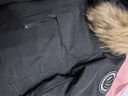 波司登（BOSIDENG）冬季极寒羽绒服中长款鹅绒于适同款男女情侣款大毛领加厚保暖外套 黑色8056 S 160/84A 体重110-130斤卡码拍大 实拍图