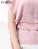 PORTS宝姿 秋冬新品女装短袖衬衫LN6B012LWP015 藕粉色 6 晒单实拍图