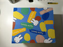 米菲（MIFFY）斜挎包女高级感压花马鞍包生日礼物纯色可爱风定制金色logo锁扣 米白色 实拍图
