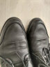 康奈男鞋新款休闲皮鞋 男士商务休闲鞋子圆头软面皮系带款鞋子1167728 黑色 42 实拍图
