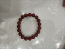 雅薇妮天然朱砂手链原矿紫金砂纯原石手串男士散珠 紫金砂10mm（19颗珠子） 实拍图