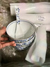 可可屋日本进口美浓烧光峰轻量设计萌芽系列日式餐具釉下彩饭碗面碗汤碗 MEBUKPT 浅汤钵（大） 实拍图
