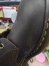 马丁（DR.MARTENS）1460英伦男女夏季美拉德疯马皮棕色女工装风马丁靴 深棕色 38 实拍图