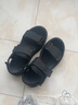 波佐斯（POEZONIS）运动凉鞋男超轻厚底开车夏季外穿罗马沙滩鞋防滑男士休闲越南凉拖 黑色 44 实拍图