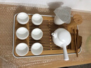品茶客 全季酒店同款茶具套装陶瓷定窑哑光日式旅行茶具套装带茶盘  1壶2杯1方盘1竹罐 实拍图