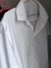 红豆（Hodo）短袖衬衫男莫代尔爽滑纯色舒适短袖衬衣 W1白色 42  晒单实拍图