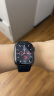 Apple/苹果 Watch Series 8 智能手表GPS+蜂窝款41毫米石墨色不锈钢表壳午夜色运动型表带 S8 MNJK3CH/A 实拍图