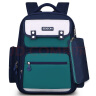 Edison小学生书包护脊减负反光大容量防泼水儿童校园双肩背包2213-1蓝绿 实拍图