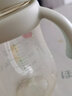 可拉贝拉大宝宝大容量奶瓶儿童水杯PPSU直饮奶瓶1-3岁奶瓶吸管杯学饮杯 绿色 320ml +2吸嘴+背带 儿童水杯 实拍图