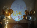 倍欢喜 生日场景布置装饰快乐气球男女孩宝贝投影氛围灯光背景儿童派对 金色宝贝投影灯光布置气球 实拍图