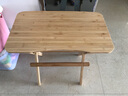 竹庭小孩子书桌写字桌折叠桌小学生课桌椅套装学习桌椅可升降家用 70弧度折叠学习桌 实拍图