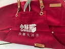 佐梵哲时尚帆布围裙定制logo咖啡厅奶茶店女工作服烧烤火锅店服务员围裙 红色【181款】 均码 实拍图