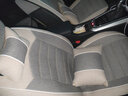 君适 四季通用汽车坐垫全包围汽车座套仿亚麻布艺座垫夏季座椅套用于 豪华版黑红色 标致408标志301标致308标致508标致307 实拍图