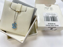 施华洛世奇（SWAROVSKI）渐变色蓝天鹅项链女士首饰饰品锁骨链 生日38女神节礼物送女友 【新品】蓝色小号 5680422 实拍图