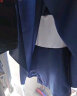 梵迪拉泳衣女夏保守遮肚连体泳衣海边显瘦泳装11015藏蓝裙式连体 3XL 实拍图