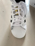 adidas男大童SUPERSTAR经典贝壳头板鞋小白鞋儿童阿迪达斯三叶草 白/一号黑/金 35.5 (215mm) 晒单实拍图