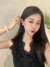 泽心雅玉玉髓手镯少女款天然A货冰种玉髓紫罗兰紫色圆条细款 内径58-59【适合105-120斤】 实拍图