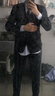 啄木鸟西服套装男士商务修身西装男工作职业正装小西服伴郎服装新郎礼服 西服+西裤+马甲 +衬衫+领带 L 实拍图