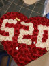 阿波罗之梦520心形红玫瑰花香皂花礼盒生日礼物女生情人节礼物送女友99朵 实拍图