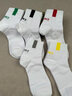 浪莎（LangSha）袜子男秋冬100%纯棉袜子中筒袜抗菌防臭袜子全棉吸汗透气耐磨男袜 【礼盒装】- 5双 均码 （38-45码） 实拍图