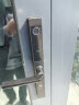 BWB西默断桥铝指纹锁铝合金门防水密码锁智能锁窄边平移门推拉门B39 B39黑色方把手款+上门安装 实拍图