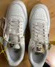 耐克NIKE板鞋女空军一号气垫AF1 SHADOW运动鞋DR7883-101帆白38 实拍图