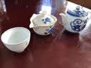 盛天下 景德镇陶瓷青花瓷小茶壶釉中彩过滤泡茶单壶小号功夫茶具手抓壶 实拍图