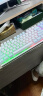 银雕(YINDIAO) K500键盘彩包升级版 机械手感 游戏背光电竞办公 USB外接键盘 全尺寸 白蓝双拼混光有线键盘 实拍图