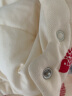 童泰秋冬季新年服外出婴儿衣服1-24月宝宝连帽加厚中式夹棉连体哈衣 小鱼-年年有余 80cm 实拍图