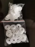 居佳乐（jujiale）免工具四合扣免缝暗扣摁扣钉扣衣服扣子塑料子母扣隐形按扣按压式 白色（20套） 免工具【送垫片】 实拍图