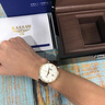 KASSAW卡梭名表  瑞士认证手表男士大表盘进口机芯机械表男女情侣手表 间金白面（带鉴定证书）皮带男款 实拍图