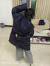 雅鹿儿童女童羽绒服2025新款男童宝宝大童女孩子加厚长款冬季外套冬装 藏兰色 140cm 实拍图