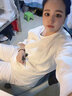 棉临门理疗服100%纯棉纯白色可喜安热疗体验服睡吧丽可全棉内衣理疗套装 纯白色理疗服 M 建议110～125斤穿 实拍图
