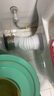 哈美家 墙排马桶排污管 后排水硅胶侧排坐便器连接管下水管道配件 加厚内钢丝通用配件 双层加厚（PE主体） 实拍图