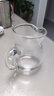 DKO白酒分酒器玻璃小酒盅酒壶分酒器100ml量酒器红酒醒酒器酒杯酒具 胖身带把分酒壶（无刻度） 120ml 实拍图