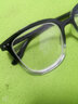 LESCA LUNETIER黑框眼镜防蓝光辐射可配近视无度数素颜平光镜男潮眼镜框架女 黑白渐变 近视150度 实拍图