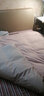 罗莱家纺100棉全棉纯棉被套单件家用被罩学生宿舍 【新疆棉】柔织暖梦被套 灰色 100支 1.5米床 200cm*230cm 实拍图