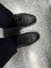 奥康（Aokang）官方女鞋 英伦风皮鞋牛皮黑色粗跟复古系带中跟单鞋子黑38码 晒单实拍图
