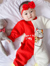 wua.wua婴儿衣服春秋新生儿连体衣秋冬季宝宝马甲外出服保暖睡衣套装爬服 小黄鸭套装【保暖 马甲+连体衣】 73cm 实拍图