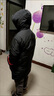G.DUCKKIDS童装儿童羽绒服男童中长款加厚外套冬季中大童冬装防风保暖棉服 织带款黑色【棉服】 160 建议150-160cm12-13岁 实拍图